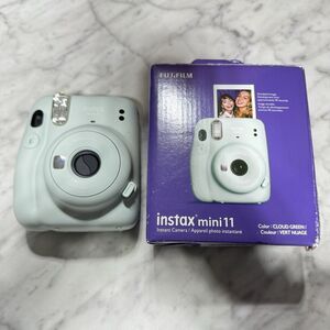 Fujifilm Instax Mini 11 Instant Camera Cloud Green Tested Works